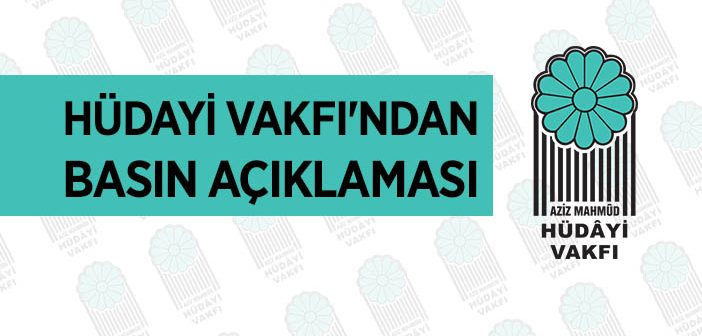 Hüdayi Vakfı'ndan Cumhuriyet Gazetesi İftiralarına Cevap