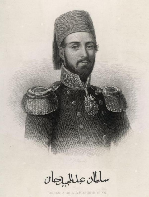 1845 yılında İrlanda`daki kıtlık sebebiyle İrlanda`ya yardım edilmesi ve İrlanda`dan Osmanlı Sultanı`na şükran mektubu