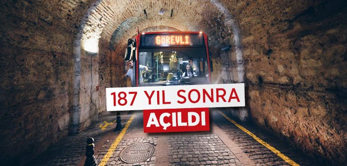 Beylerbeyi Sarayı Tüneli Trafiğe Açılıyor