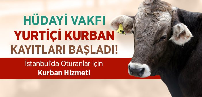 2016 Hüdayi Vakfı Yurtiçi Kurban Fiyatları