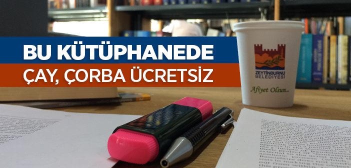 Bu Kütüphanede İçecekler Bedava