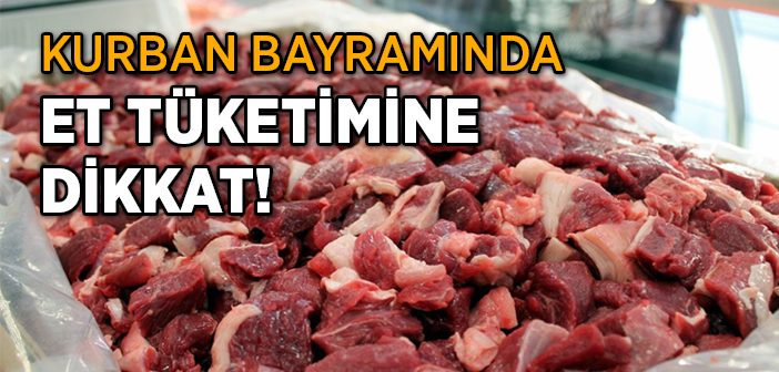 Kurbanda Et Tüketimi Uyarısı