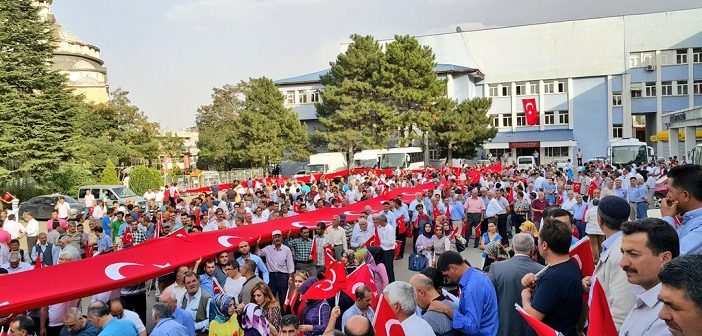 Bingöllüler Teröre Lanet İçin Yürüyor