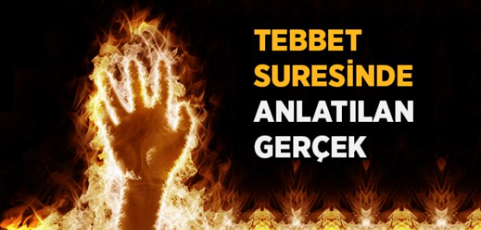 Tebbet Suresinde Anlatılan Gerçek