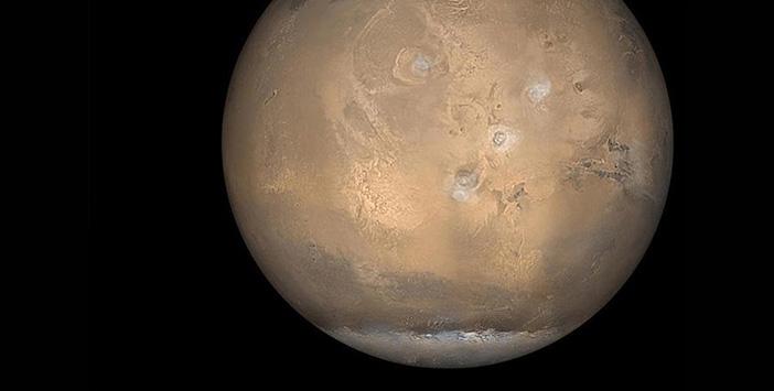 Mars'ta Buz Kütlesi Bulundu
