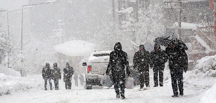 Meteorolojiden Kuvvetli Kar Yağışı Uyarısı