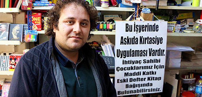 'askıda Kırtasiye' İle Öğrencileri Sevindiriyor