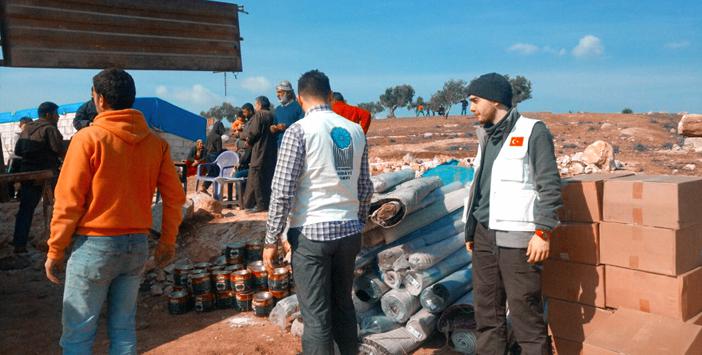 Hüdâyi Vakfı'ndan Suriye'deki Mağdur ve Muhtaçlara Yardım