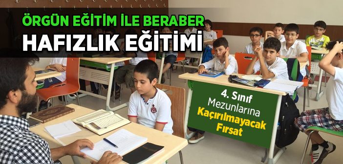 Örgün Eğitim İle Beraber Hafızlık Eğitimi