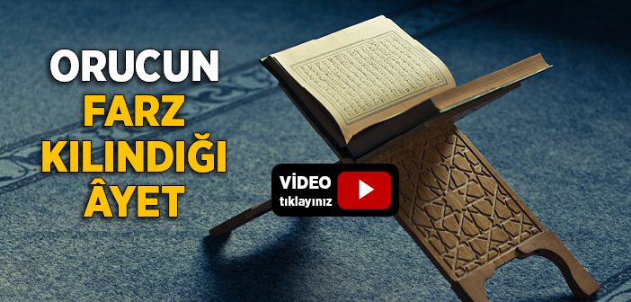 Orucun Farz Kılındığı Ayet