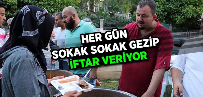 Her Gün 250 Kişiye İftar Veriyor