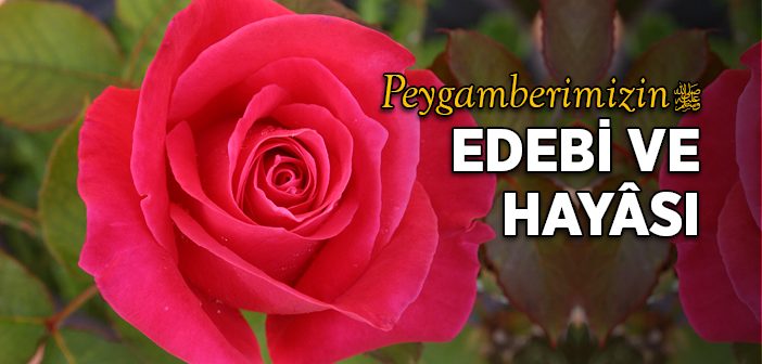 Peygamber Efendimiz'in Edebi ve Hayası