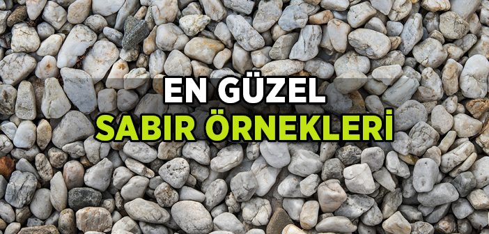 En Güzel Sabır Örnekleri