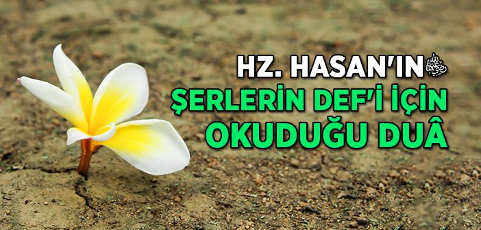 Hz. Hasan'ın (r.a.) Şerlerin Def'i İçin Okuduğu Dua