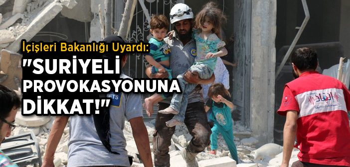 İçişleri Bakanlığı'ndan Suriyelilerle Gerginlik Açıklaması