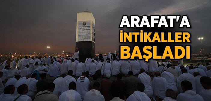 Hacı Adaylarının Arafat'a İntikalleri Başladı