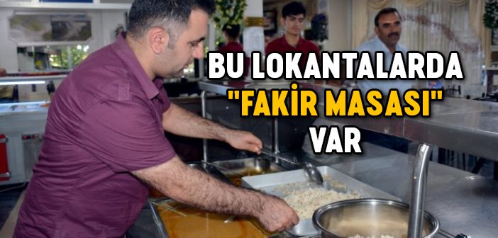 İhtiyaç Sahiplerinden Ücret Alınmayan Lokanta