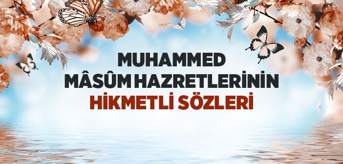 Muhammed Mâsûm Hazretlerinin Hikmetli Sözleri