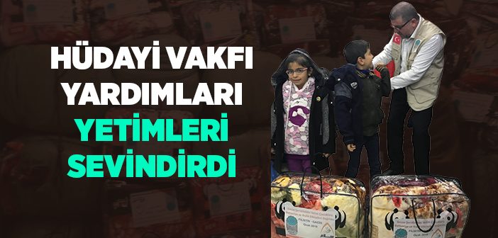 Hüdayi Vakfı'ndan Gazze'ye Kış Yardımları