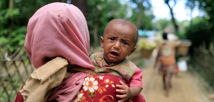 Arakanlı Müslümanlar İçin Bangladeş'teler