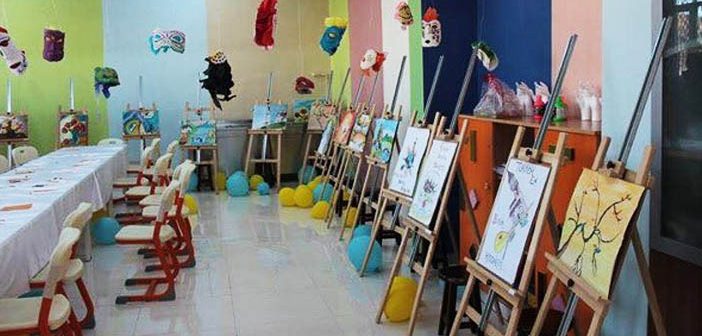 Okulun Bodrum Katını Sanat Atölyesine Dönüştürdüler