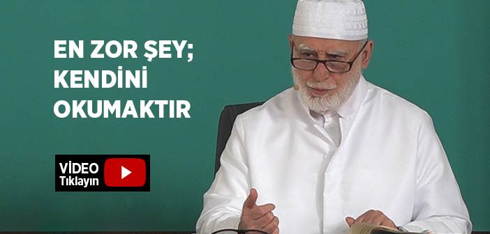 İnsanın Kendini Okuması