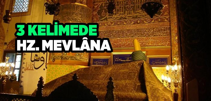 3 Kelimede Hz. Mevlânâ