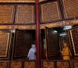 Ahşap İşlemeli Kur’an’a Büyük İlgi