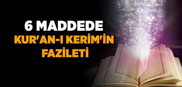 Kur’an-ı Kerim’in Faziletleri