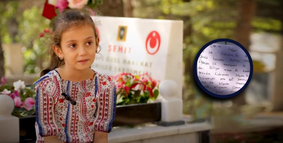Şehit Kızının Babasına Yazdığı Mektup