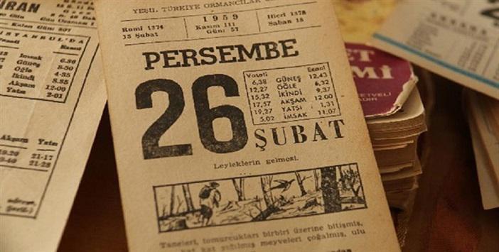 Tarihte Şubat Ayı