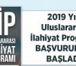 2019 Uluslararası İlahiyat Programı Başvuruları Başladı