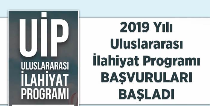 2019 Uluslararası İlahiyat Programı Başvuruları Başladı