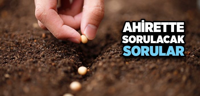 Mahşerde Sorulacak Sorular