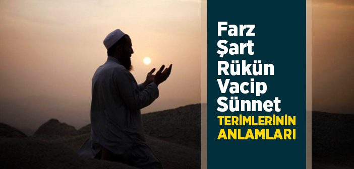 Farz, Şart, Rükün, Vacip ve Sünnet Ne Demek?