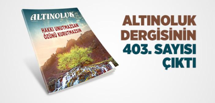 Altınoluk Dergisinin Eylül 2019 Sayısı Çıktı