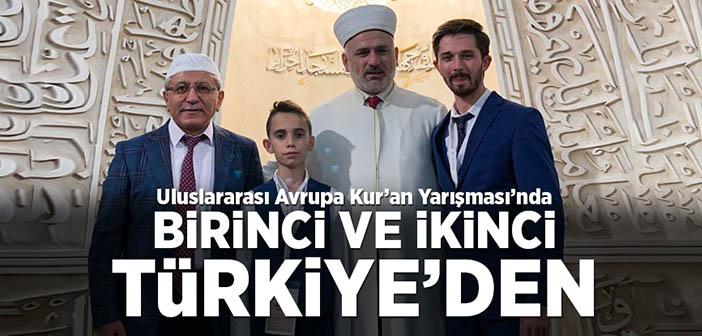 Uluslararası Avrupa Kur'an Yarışması'nda Birinci ve İkinci Türkiye'den