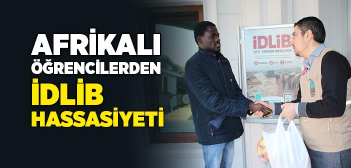 Afrikalı Öğrencilerden İdlib Hassasiyeti