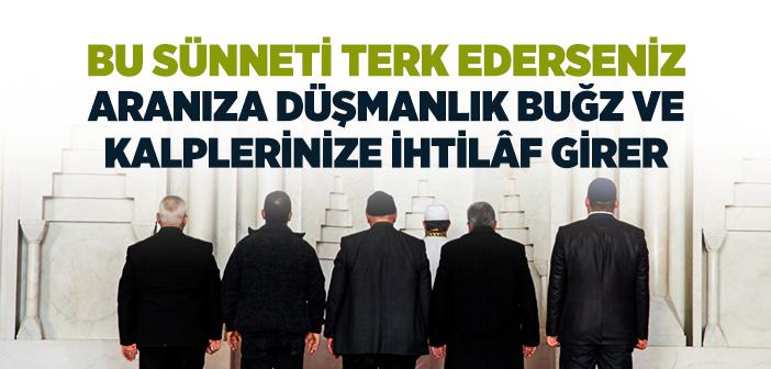 Namazda Saf Düzeni