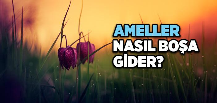 Salih Ameller Nasıl Boşa Gider?