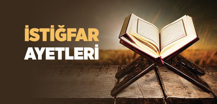 İstiğfar ile İlgili Ayetler