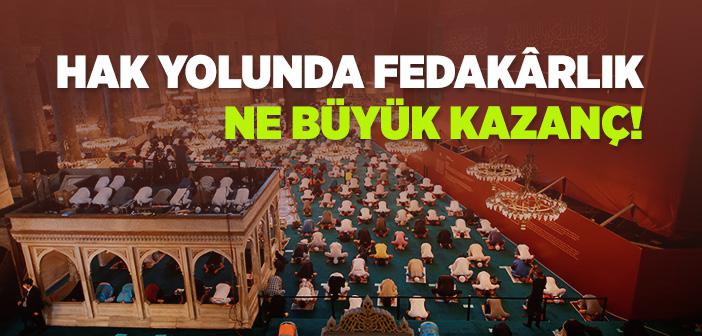 Allah Yolunda Fedakarlık ile İlgili Örnekler