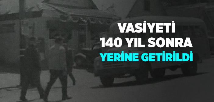 Osmanlı Alimi Ebubekir Efendi’nin Vasiyeti 140 Yıl Sonra Yerine Getirildi