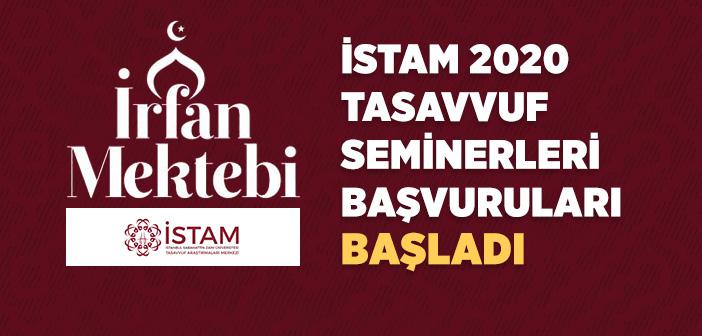 İSTAM 2020 Tasavvuf Seminerleri Başvuruları Başladı