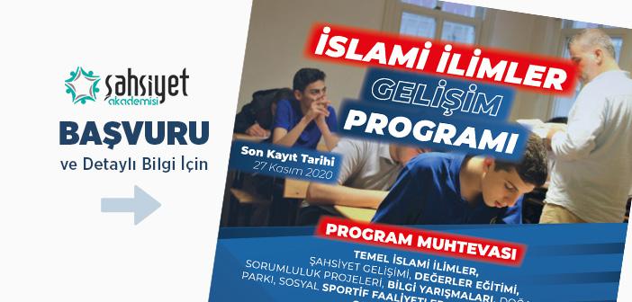 Şahsiyet Akademisi İslami İlimler Eğitim ve Gelişim Programı Kayıtları Başladı
