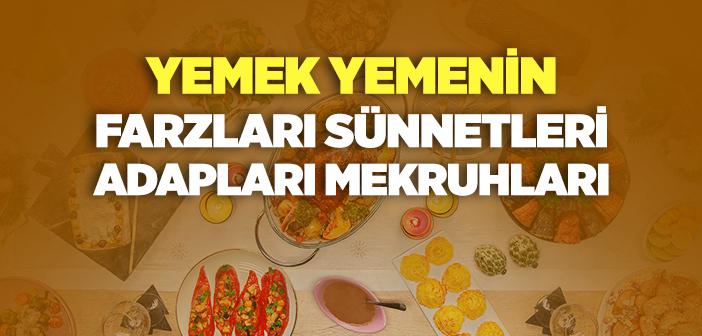 İslam’da Yemek Yeme Adabı