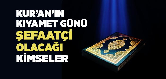 Kur’an’ın Şefaati ile İlgili Hadis