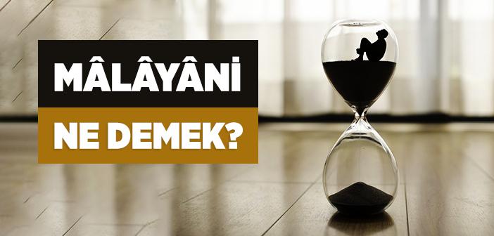 Mâlâyâni Nedir, Ne Anlama Gelir?