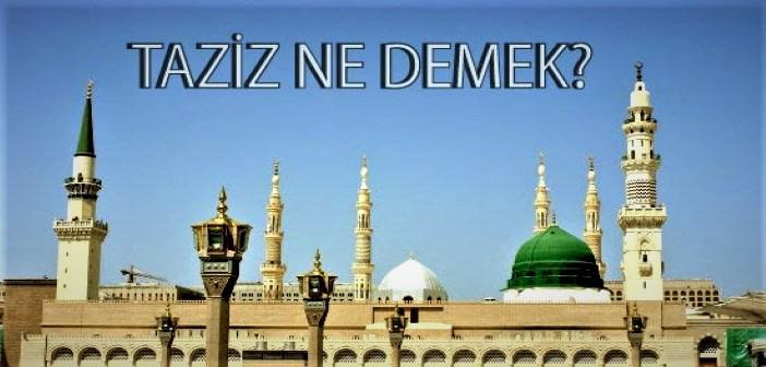 Taziz Ne Demek?