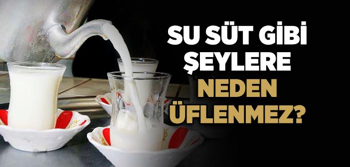 İçilecek Şeylere Neden Üflenmez?